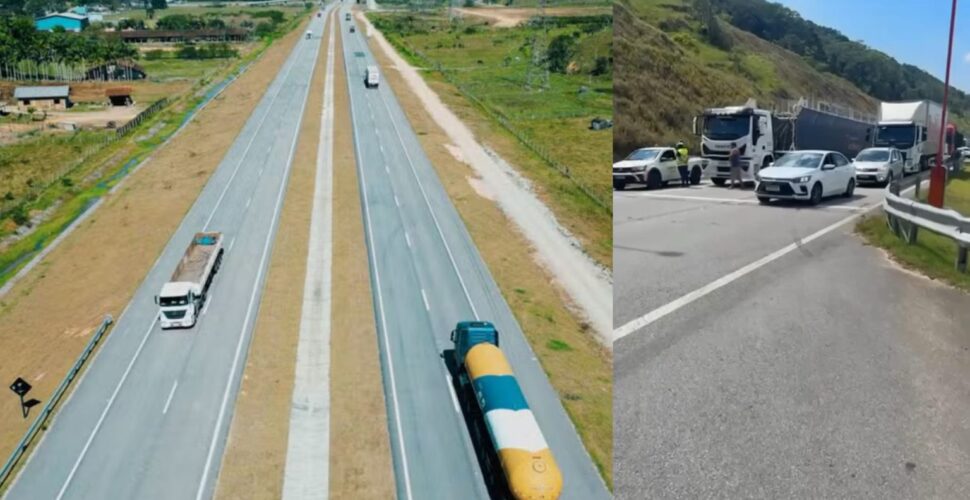 Protesto bloqueia Contorno Viário de SC em disputa por salários