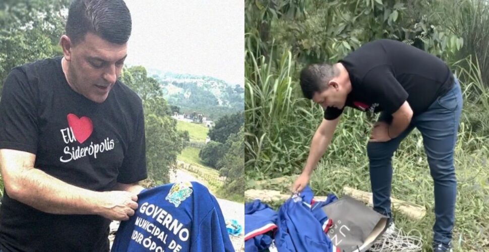 Uniforme escolar de Siderópolis é encontrado em perfeito estado no lixo