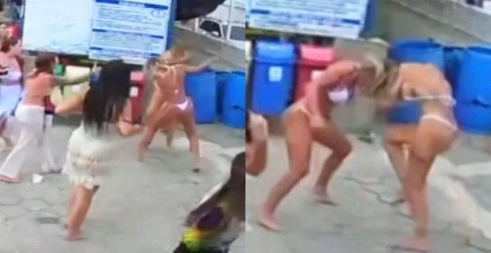 Passeio de lancha termina em confusão pública na Marina da Fazenda da Armação