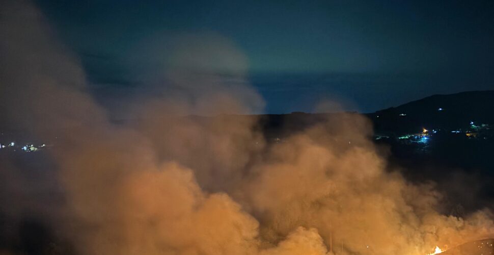 Incêndio em vegetação atinge área de quase 9 mil m² em Lauro Müller