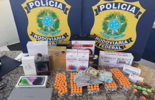 PRF apreende medicamentos para emagrecimento e anabolizantes na BR-101