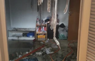 Incêndio atinge quarto de residência no bairro Progresso, em Criciúma