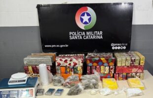 Polícia militar apreende 45 kg de maconha com traficante reincidente em Criciúma