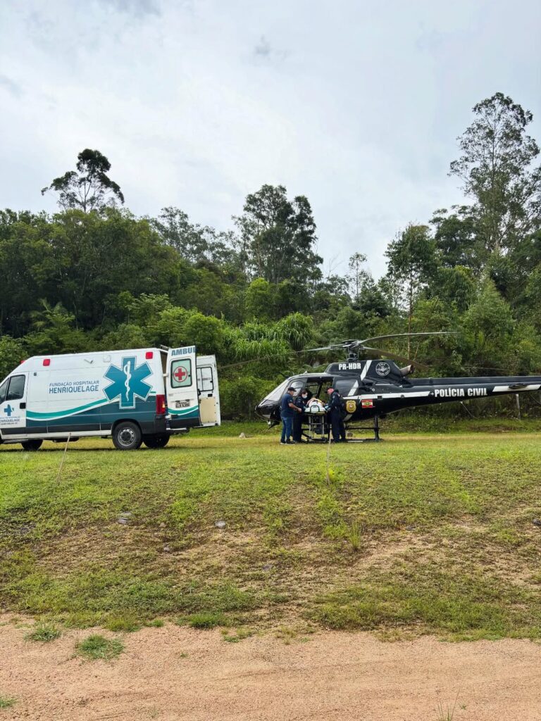 Paciente com suspeita de AVC é transferido por SAER em Lauro Müller