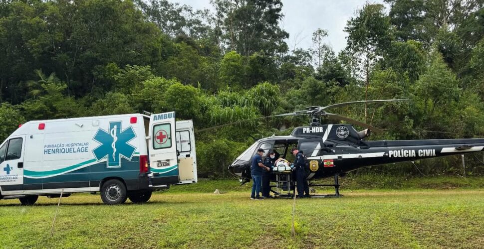 Paciente com suspeita de AVC é transferido por SAER em Lauro Müller