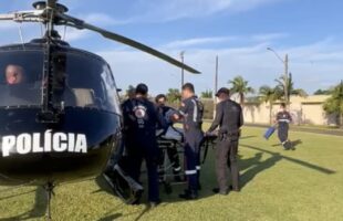 Criança de 2 anos é transferida em operação aeromédica em Lauro Müller