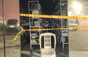 Incêndio atinge biblioteca no centro de Braço do Norte