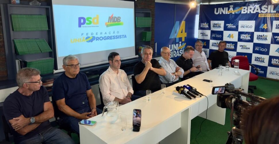 João Rodrigues confirma pré-candidatura ao governo com MDB na vice e Amin ao Senado