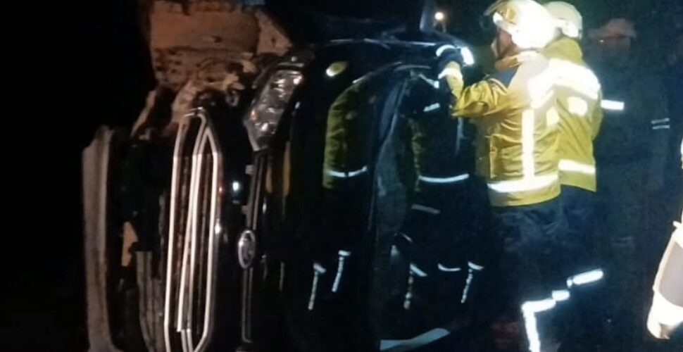 Capotamento na serra deixa três mulheres feridas em Lauro Müller