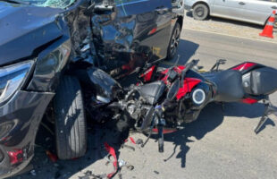 Homem morre após colisão entre carro e moto em imaruí