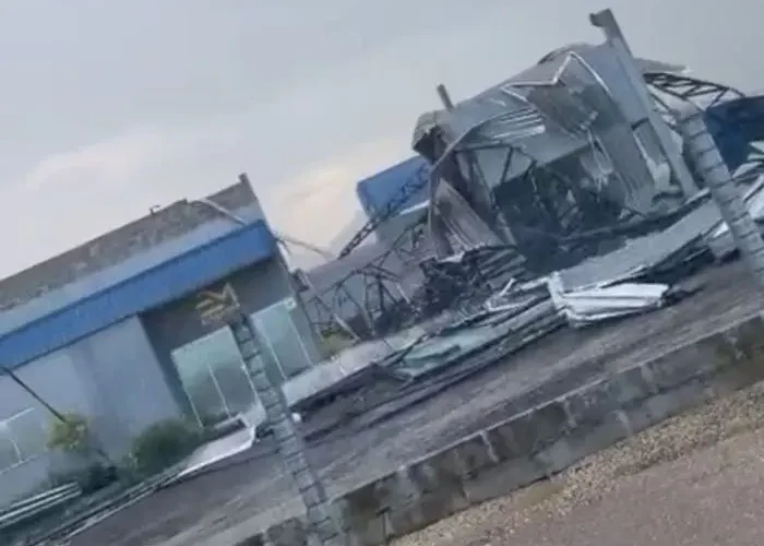 Defesa civil descarta tornado e confirma frente de rajada em Braço do Norte