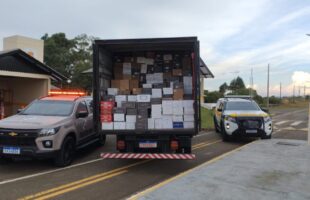 Carga ilegal de vinhos argentinos é apreendida na SC-114, em Lages