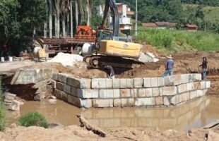 Ponte Augustinho Bortolato avança e reforça novo ciclo de desenvolvimento em Pedras Grandes