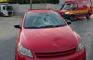 Idosa fica ferida após atropelamento na SC-390 em Tubarão