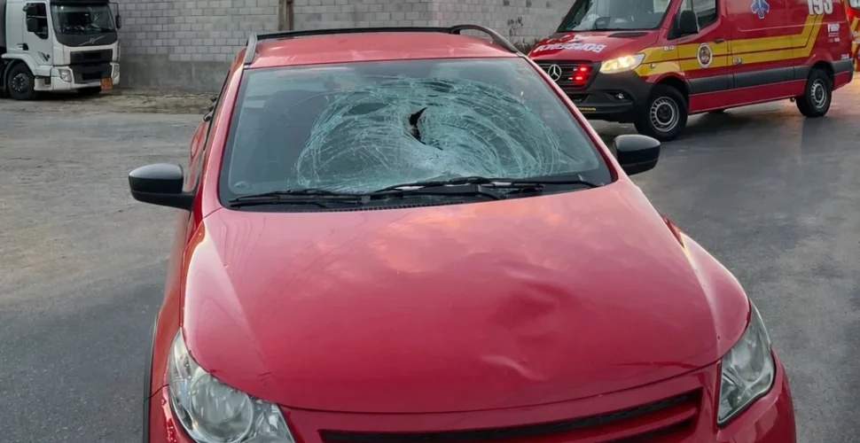 Idosa fica ferida após atropelamento na SC-390 em Tubarão