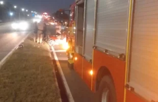 Colisão entre motocicletas deixa dois feridos na SC-445, em Içara