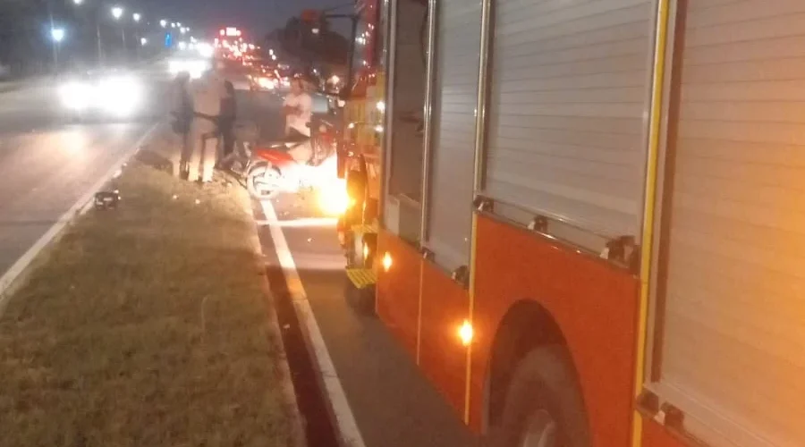 Colisão entre motocicletas deixa dois feridos na SC-445, em Içara