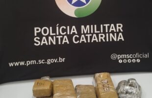 Polícia militar apreende mais de 8 quilos de cocaína e detém dois envolvidos com o tráfico em Criciúma