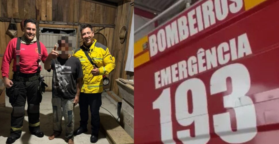 Idoso de 68 anos é resgatado após se perder por mais de sete horas em mata fechada na Serra catarinense