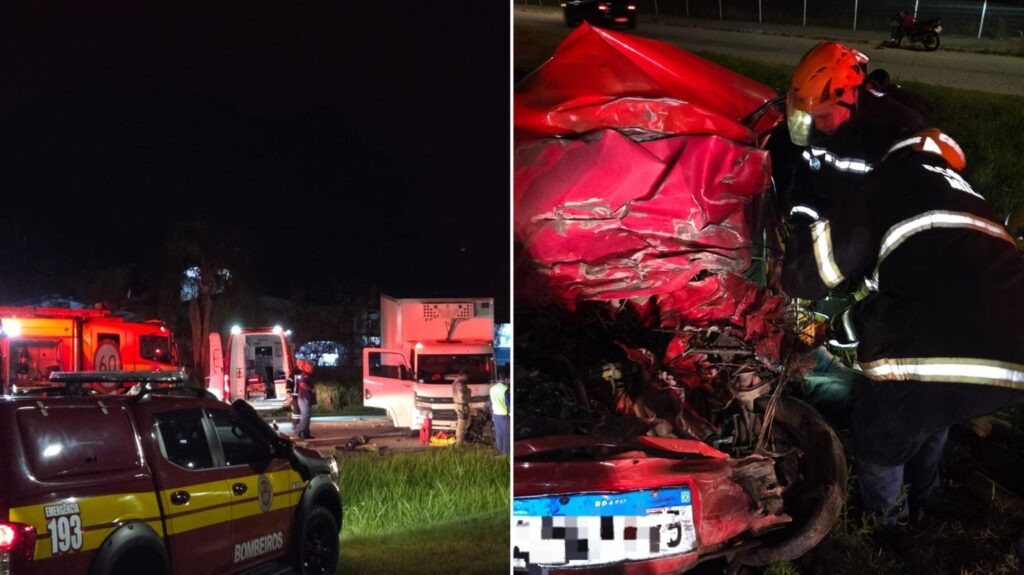 Tragédia na BR-282: motorista morre preso às ferragens em Palhoça