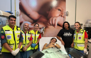 Bombeiros garantem chegada de gestante em trabalho de parto até hospital em Braço do Norte