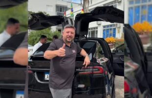 Desafio aceito: catarinense faz reparo inédito em Tesla e evita prejuízo de R$ 150 mil