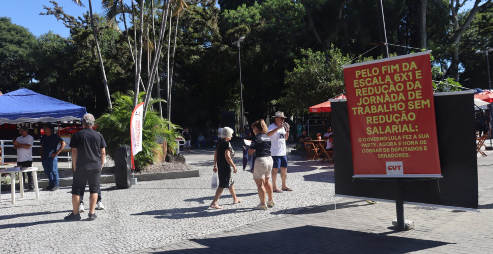 Fim da escala 6×1: ato em Criciúma mobiliza trabalhadores por jornada reduzida