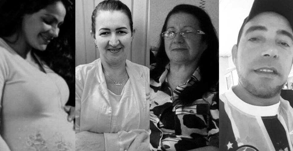 Quatro mortes em acidente com carro da saúde de Santa Catarina na divisa com o Paraná