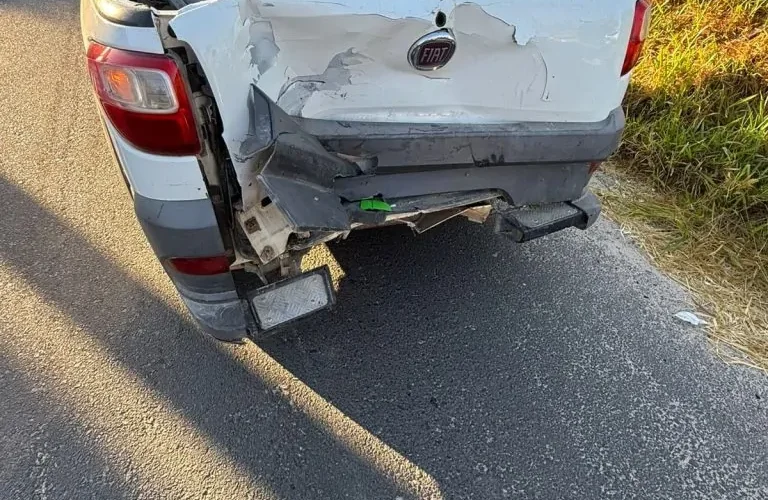 Motociclista fica ferido após colisão traseira em Jaguaruna