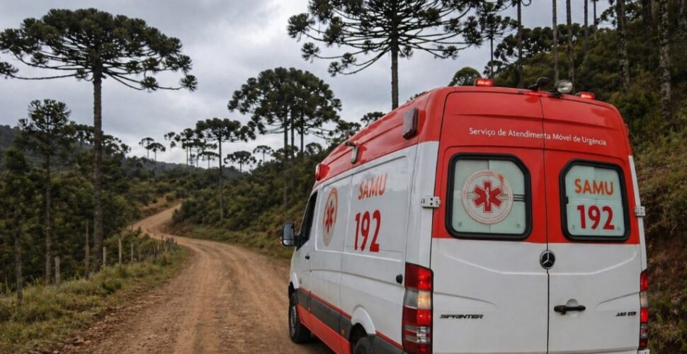 Jovem morre após sofrer descarga elétrica durante colheita de pinhão em São Joaquim