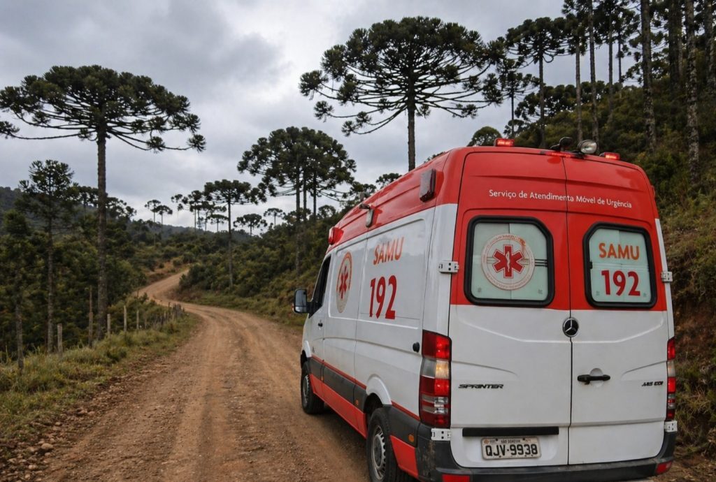Jovem morre após sofrer descarga elétrica durante colheita de pinhão em São Joaquim
