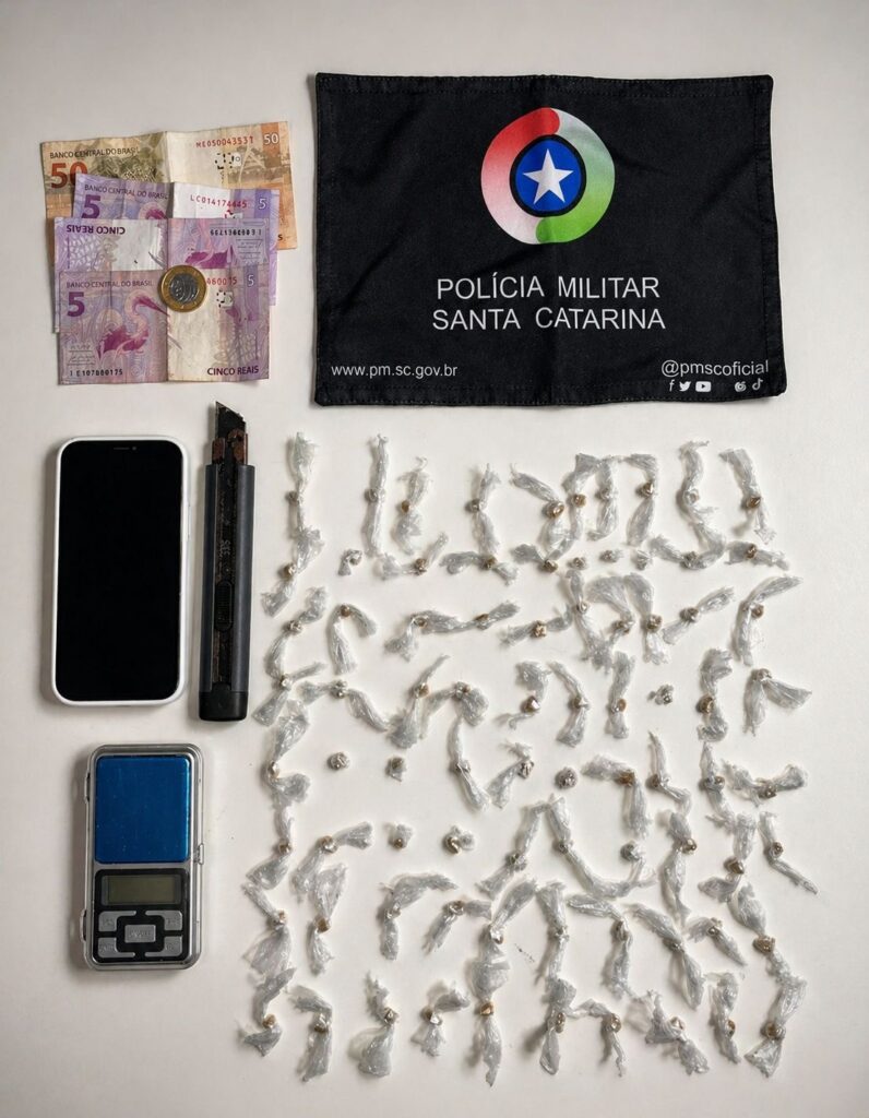 Homem é preso por tráfico de drogas em Orleans