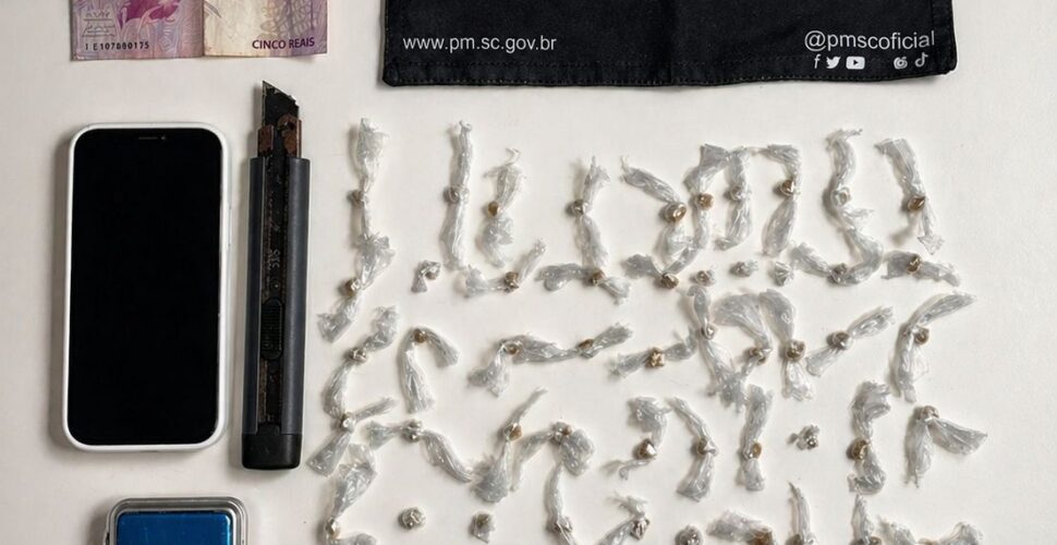 Homem é preso por tráfico de drogas em Orleans