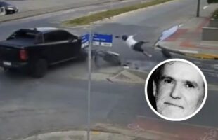 Motociclista morre após grave colisão em rotatória com histórico de acidentes em Tubarão