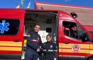 Quartel revitalizado e nova ambulância Asu são entregues em Lauro Müller