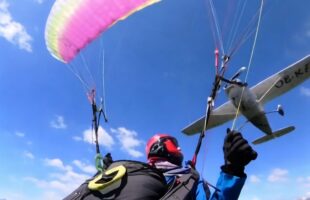 Parapente é atingido por avião nos Alpes e desfecho surpreende