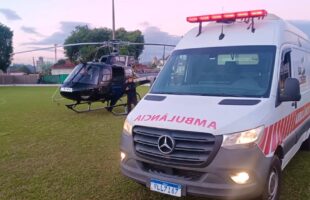 Saer e Samu Aeromédico transferem paciente de São Ludgero a hospital em Tubarão