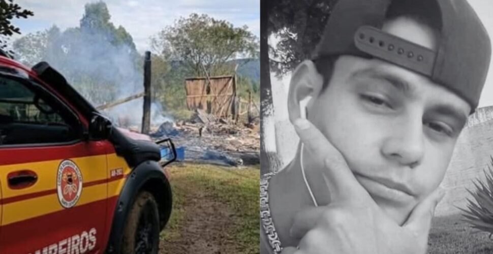 Jovem morre carbonizado em casa onde pernoitava após colheita de pinhão na serra catarinense