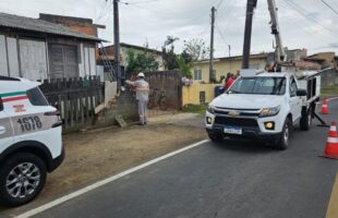 Operação da PM prende suspeitos e apreende fios queimados em Criciúma