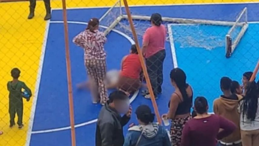 Menino de 8 anos fica em estado grave após ser atingido por trave em Itajaí