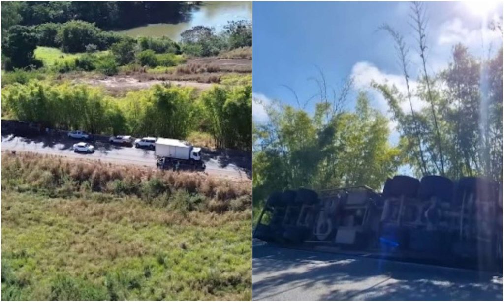 Motorista de Morro da Fumaça morre após tombamento de carreta em Minas Gerais