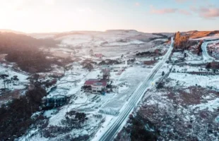 Santa Catarina registra amanhecer mais frio de 2026 com mínima de -6,7°C