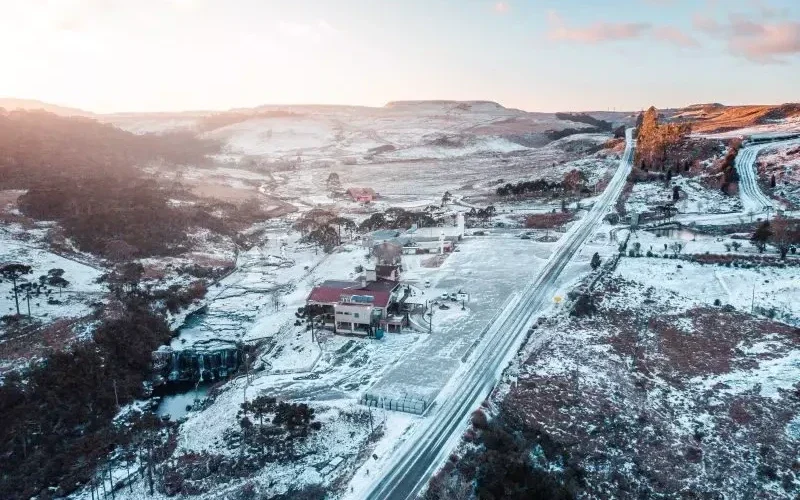 Santa Catarina registra amanhecer mais frio de 2026 com mínima de -6,7°C