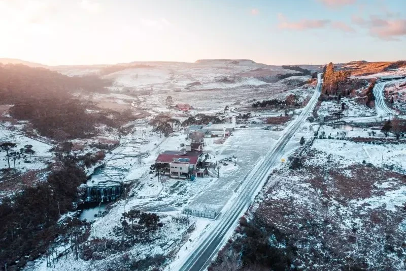 Santa Catarina registra amanhecer mais frio de 2026 com mínima de -6,7°C