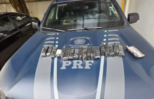 PRF apreende 350 ampolas de medicamentos para emagrecimento escondidas em veículo na BR-470