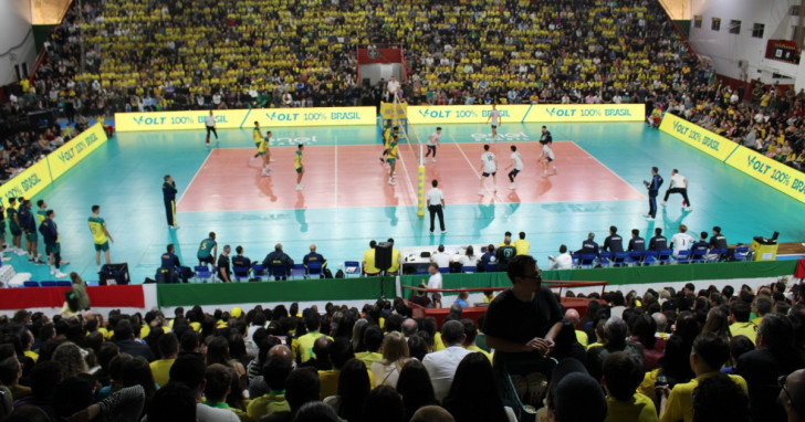 Criciúma receberá amistoso internacional entre Brasil e Chile no vôlei masculino