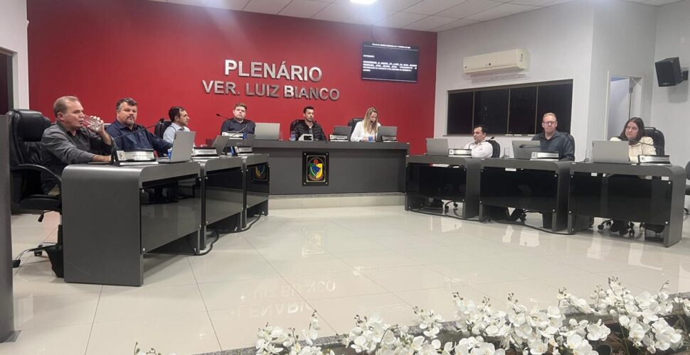Sessão da Câmara de São Ludgero tem tribunas voltadas ao aniversário do município e eventos da semana