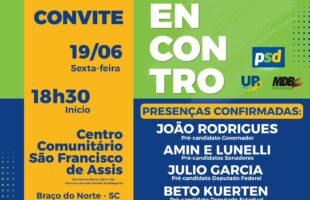 PSD promove encontro regional em Braço do Norte com lideranças estaduais