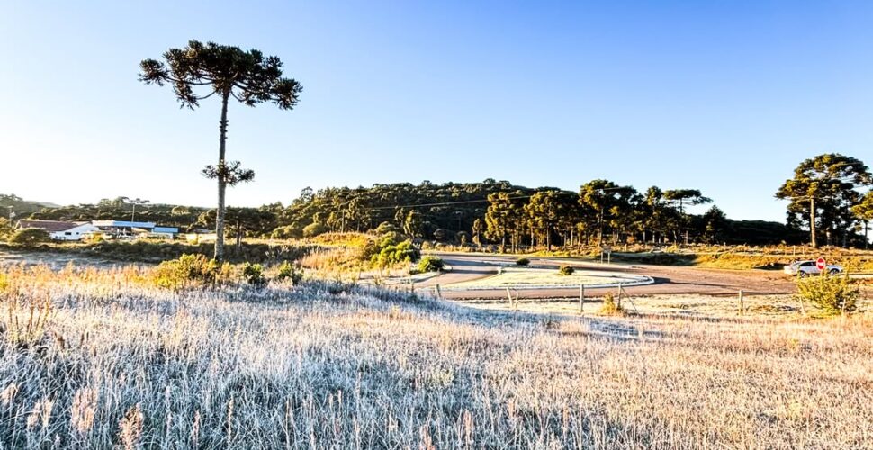 Semana será marcada por frio intenso e tempo seco no Sul de Santa Catarina
