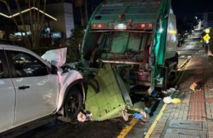 Coletor de lixo morre após ser atropelado por caminhonete em Içara